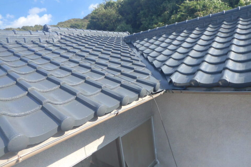 倉敷市広江　Ｒ様物件　屋根・軒裏塗装工事の画像