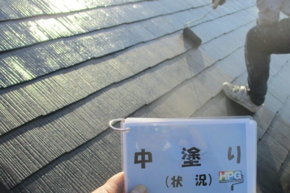 倉敷市中畝　Ｋ様邸　屋根・外壁塗装工事の画像