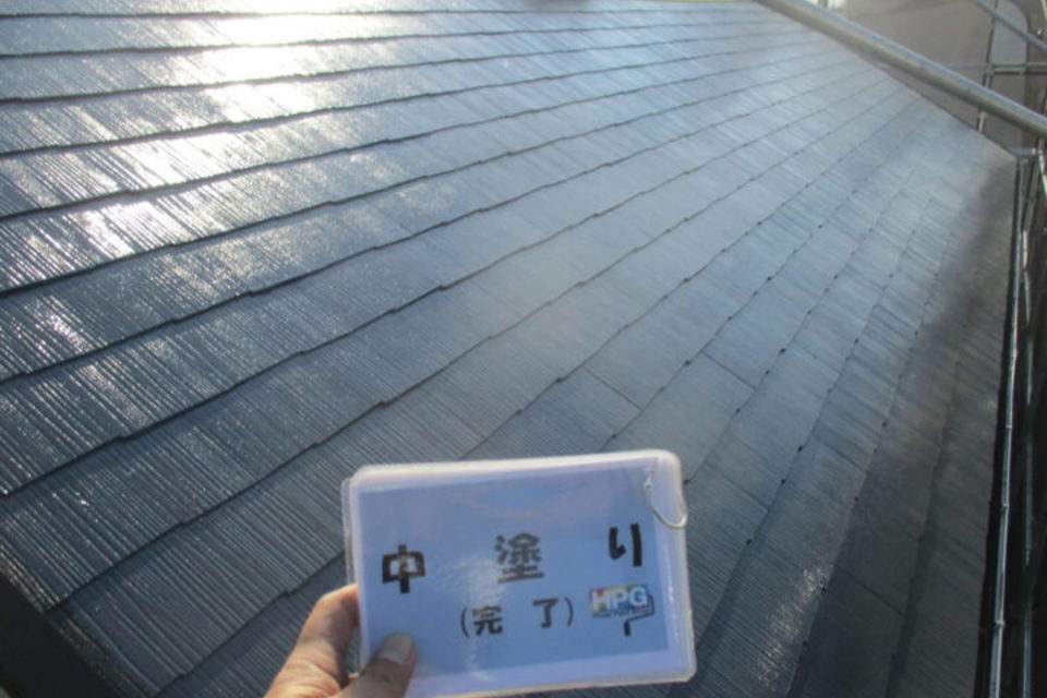 倉敷市中畝　Ｋ様邸　屋根・外壁塗装工事の画像