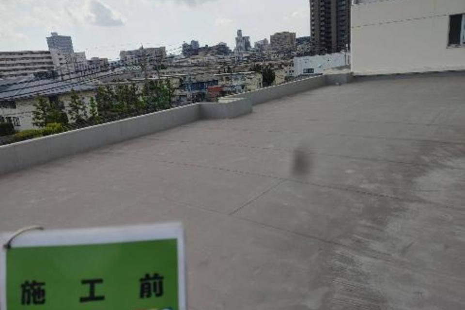 岡山市北区　屋上防水工事の画像