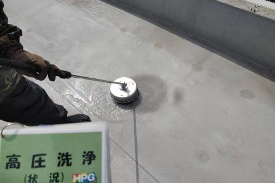 岡山市北区　屋上防水工事の画像
