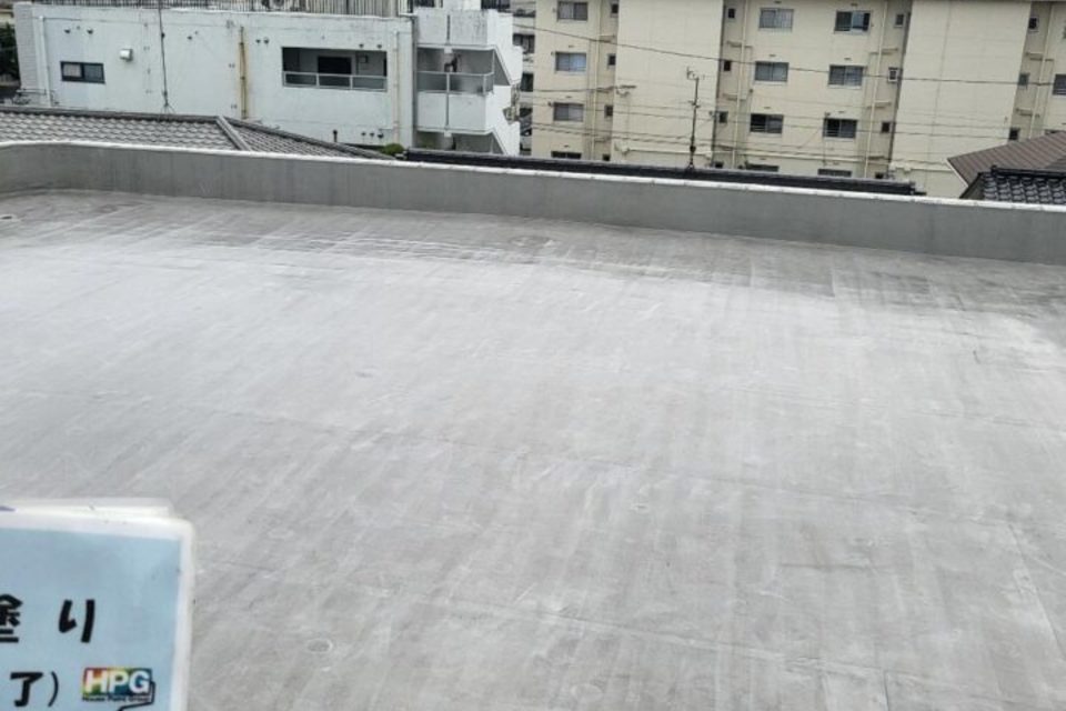 岡山市北区　屋上防水工事の画像