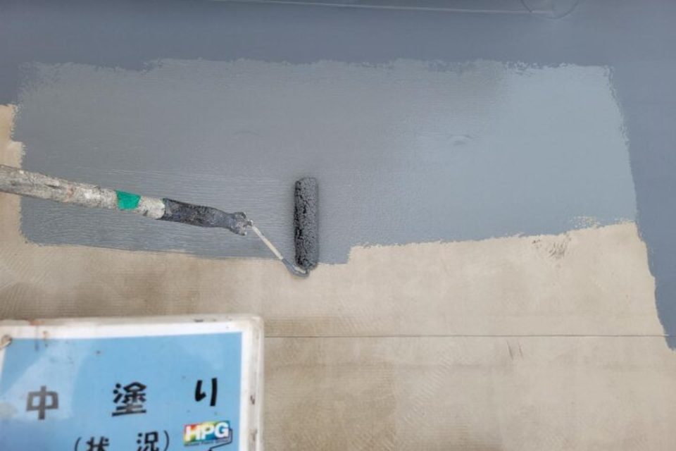 岡山市北区　屋上防水工事の画像