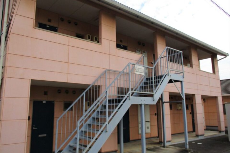 倉敷市連島町　K様アパート　外壁塗装工事の画像
