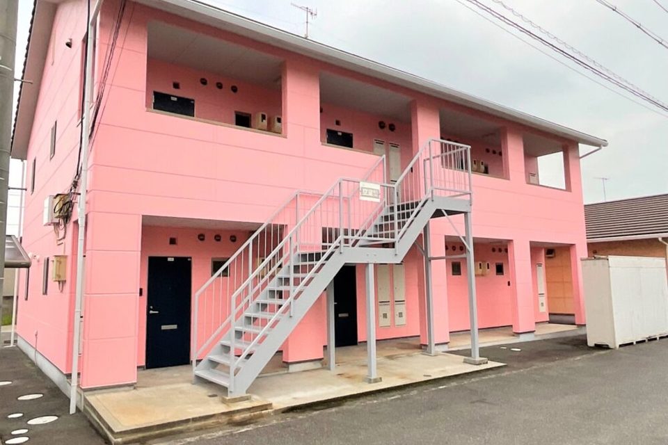 倉敷市連島町　K様アパート　外壁塗装工事の画像