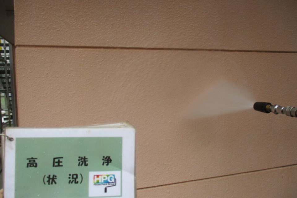倉敷市連島町　K様アパート　外壁塗装工事の画像