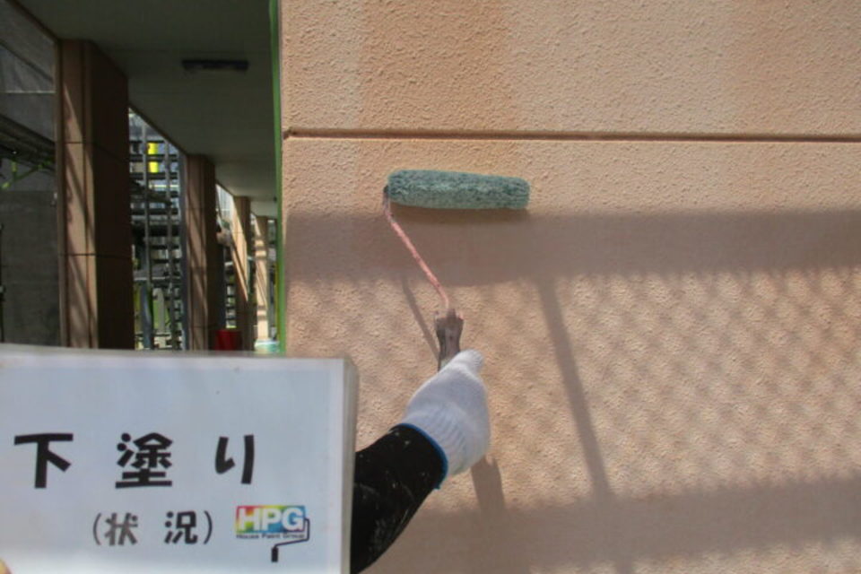 倉敷市連島町　K様アパート　外壁塗装工事の画像