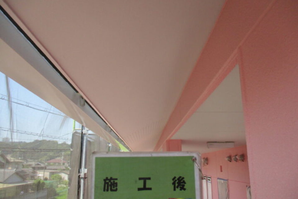 倉敷市連島町　K様アパート　外壁塗装工事の画像