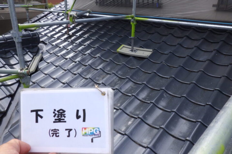 倉敷市徳芳　O様邸　屋根塗装工事の画像