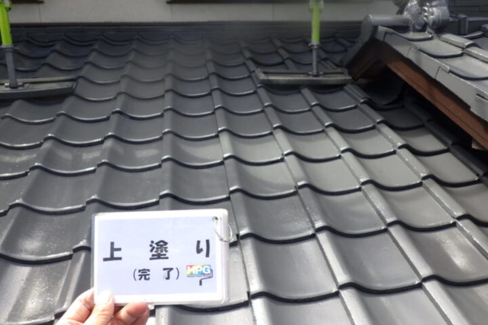 倉敷市徳芳　O様邸　屋根塗装工事の画像