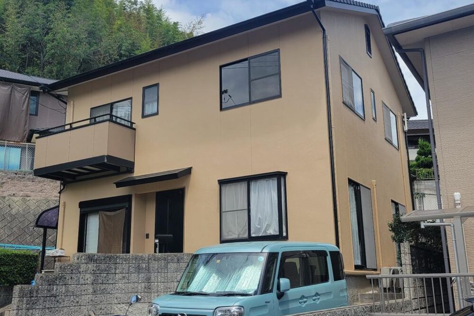 倉敷市連島町　T様邸　外壁塗装工事の画像
