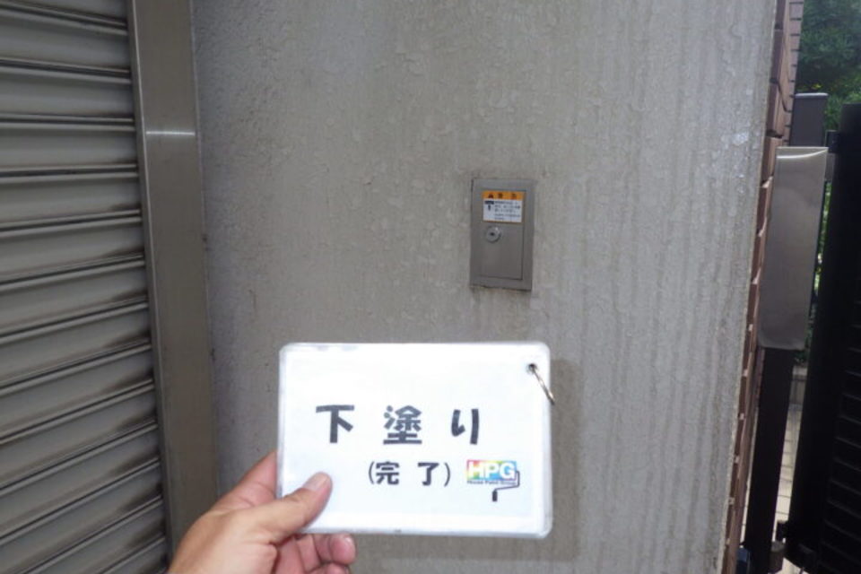 倉敷市安江　Ｗ様邸　外塀塗装工事の画像
