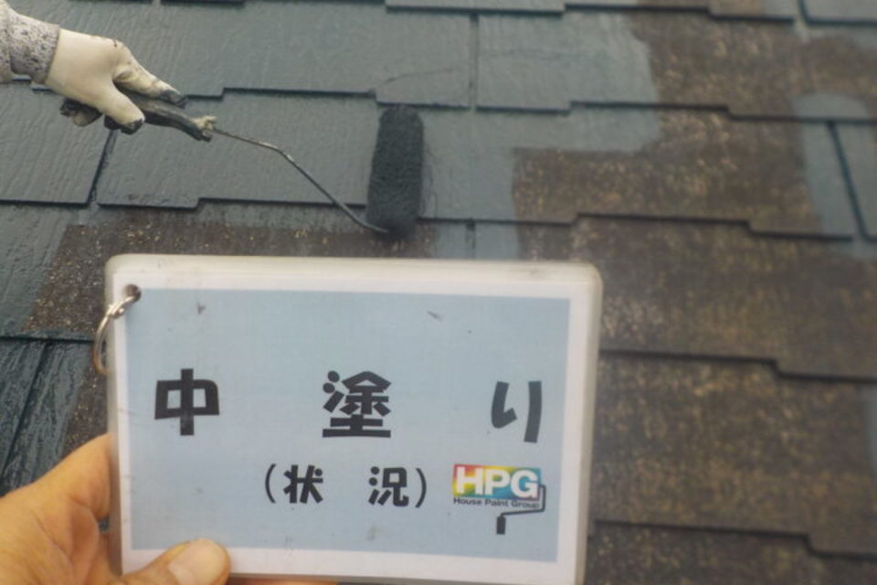倉敷市四十瀬　Ｍ様邸　屋根・外壁塗装工事の画像