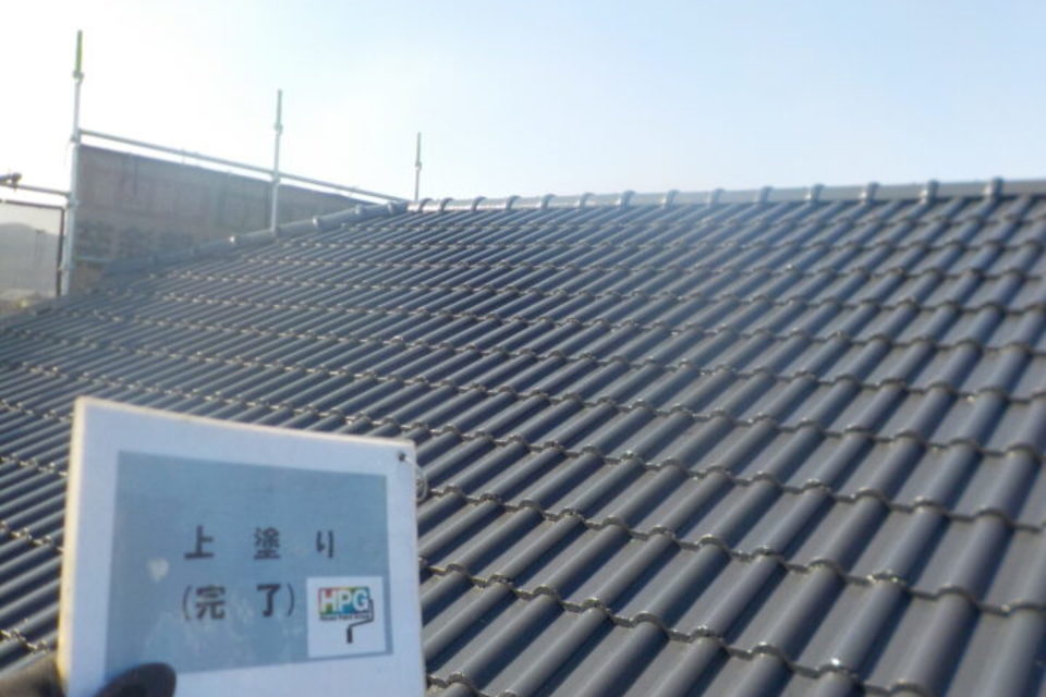 岡山市南区西高崎　Ｈ様邸　屋根・外壁塗装工事の画像