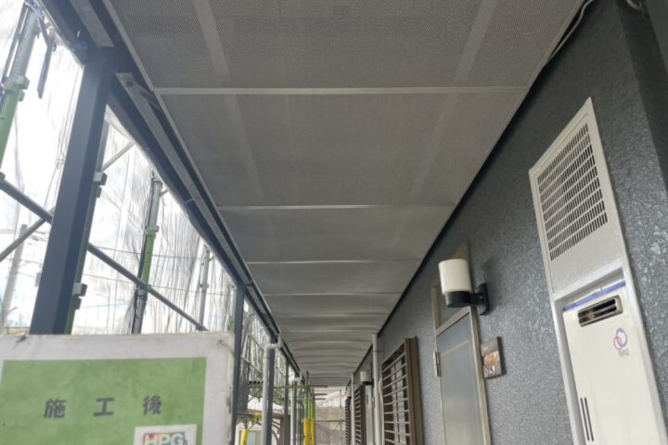 倉敷市玉島　アパートＨ様　屋根・外壁塗装工事の画像