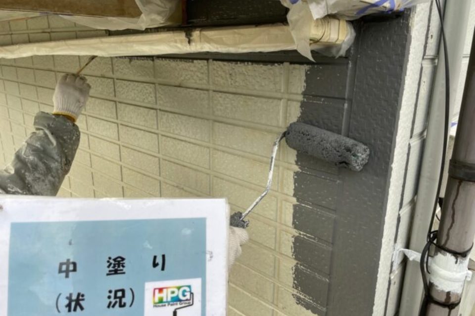 倉敷市福田町　Ｕコーポ様　外壁塗装工事の画像