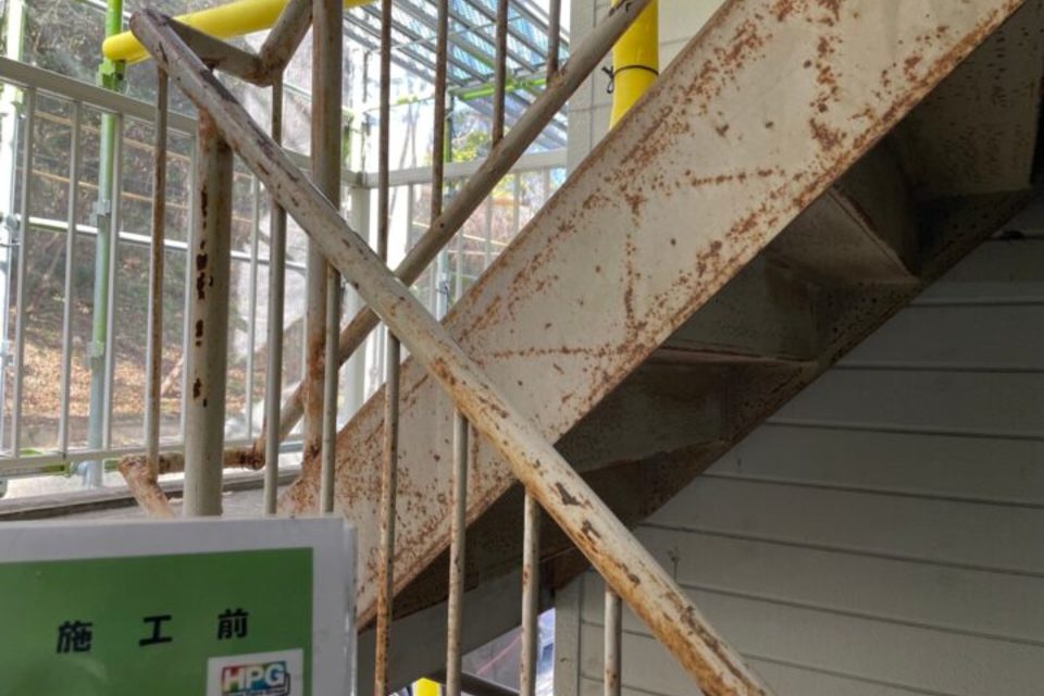 倉敷市福田町　Ｕコーポ様　外壁塗装工事の画像