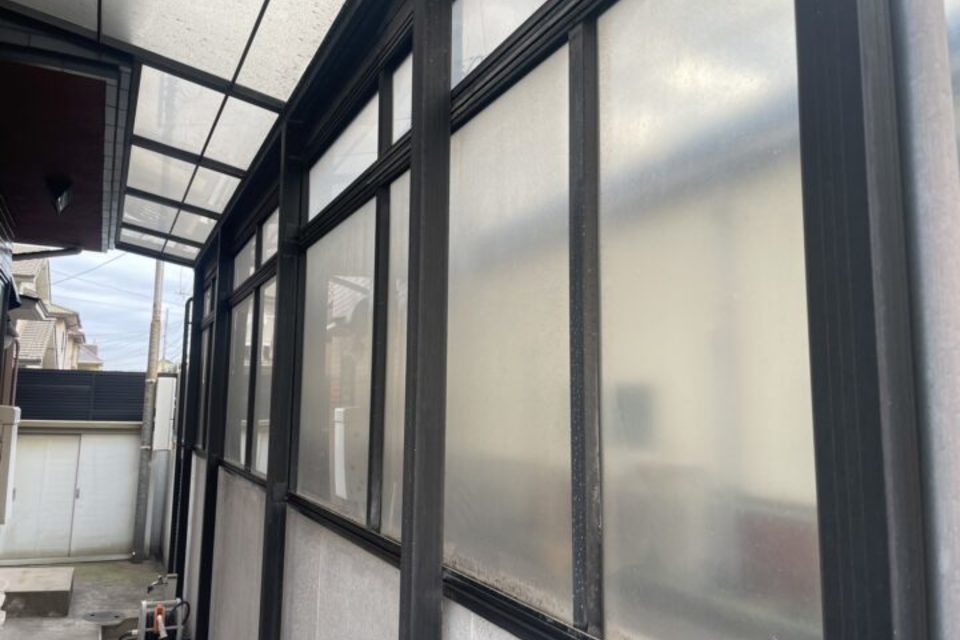 倉敷市中畝　Ｙ様邸　外塀笠木ほか塗装工事の画像