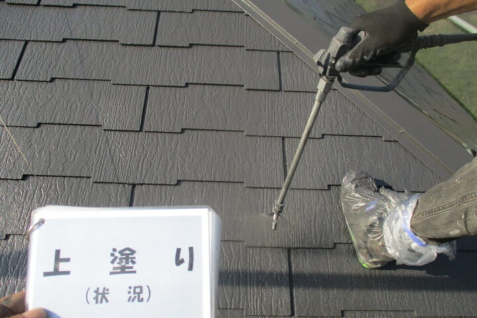 倉敷市上富井　Ｔ様邸　屋根・外壁塗装工事の画像
