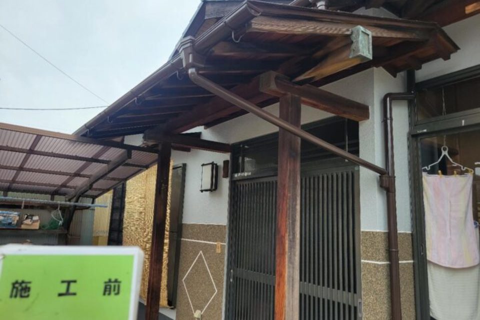 倉敷市連島町　K様邸　木部塗装工事の画像