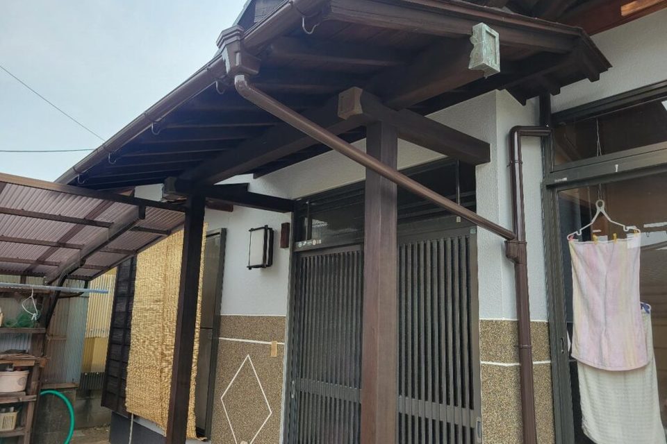 倉敷市連島町　K様邸　木部塗装工事の画像
