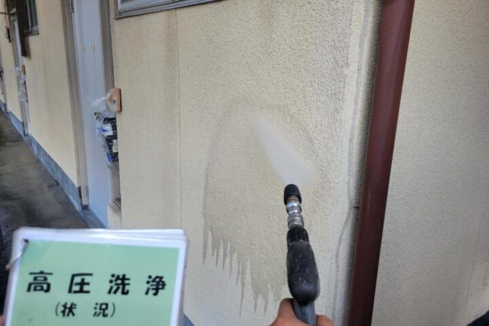 岡山市中区　Ｍアパート様　外壁塗装工事の画像