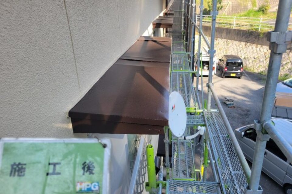 岡山市中区　Ｍアパート様　外壁塗装工事の画像