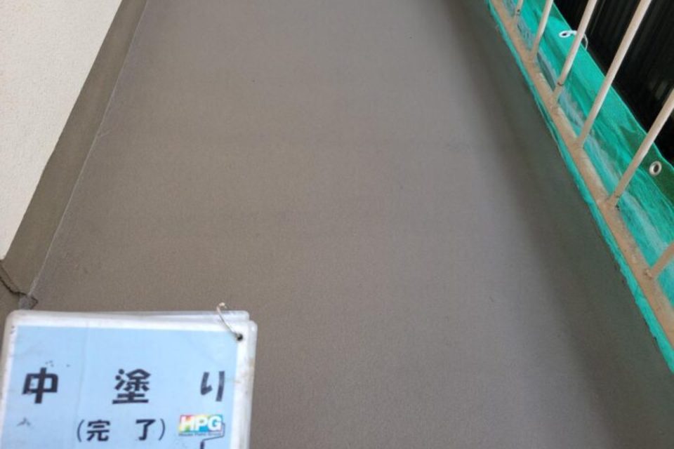 倉敷市連島町　Ｙ様アパート　廊下防水メンテナンス工事の画像