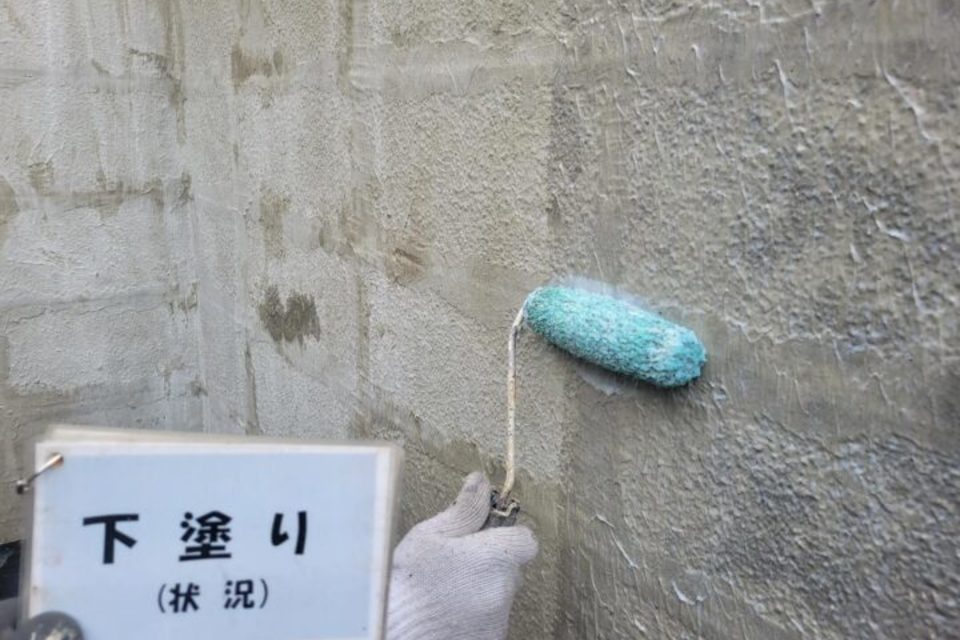 島根県鹿足郡津和野町　Ｙ様　駐車場内壁塗装工事の画像