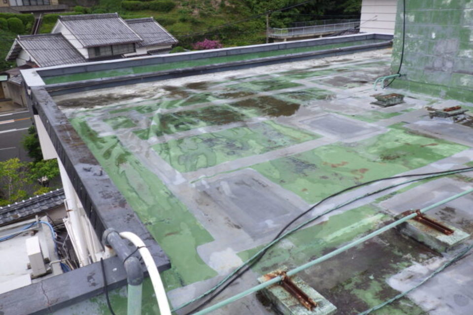 山口県萩市　ホテルＨ様　屋上防水工事の画像