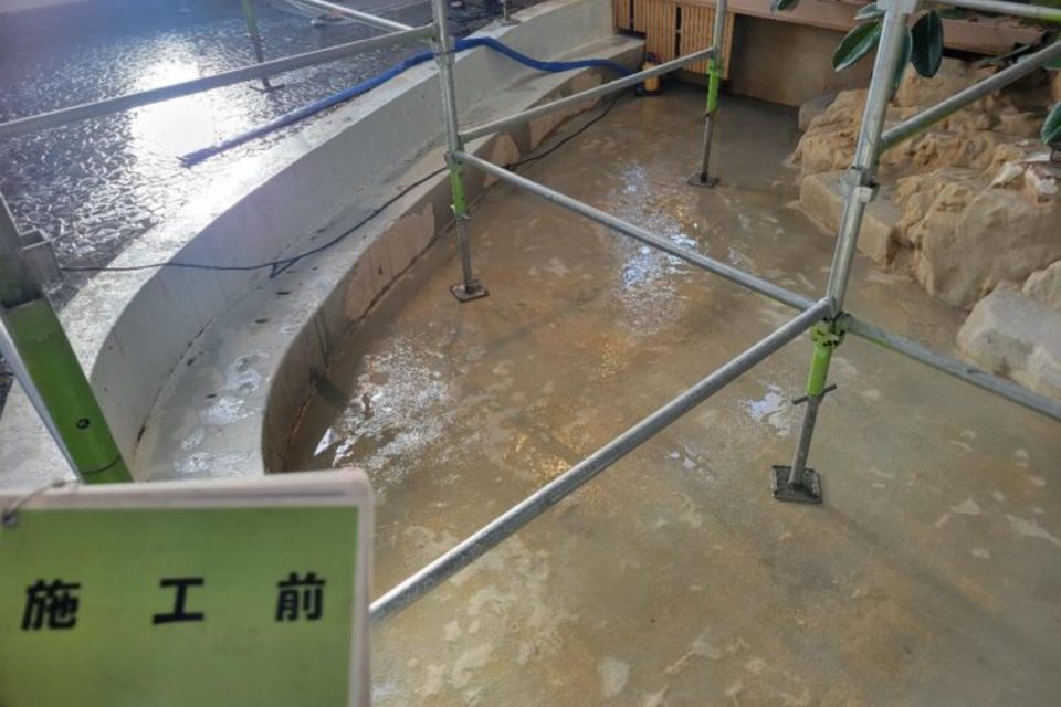 山口県萩市　ホテルＨ様　大浴場防水・室内塗装工事の画像