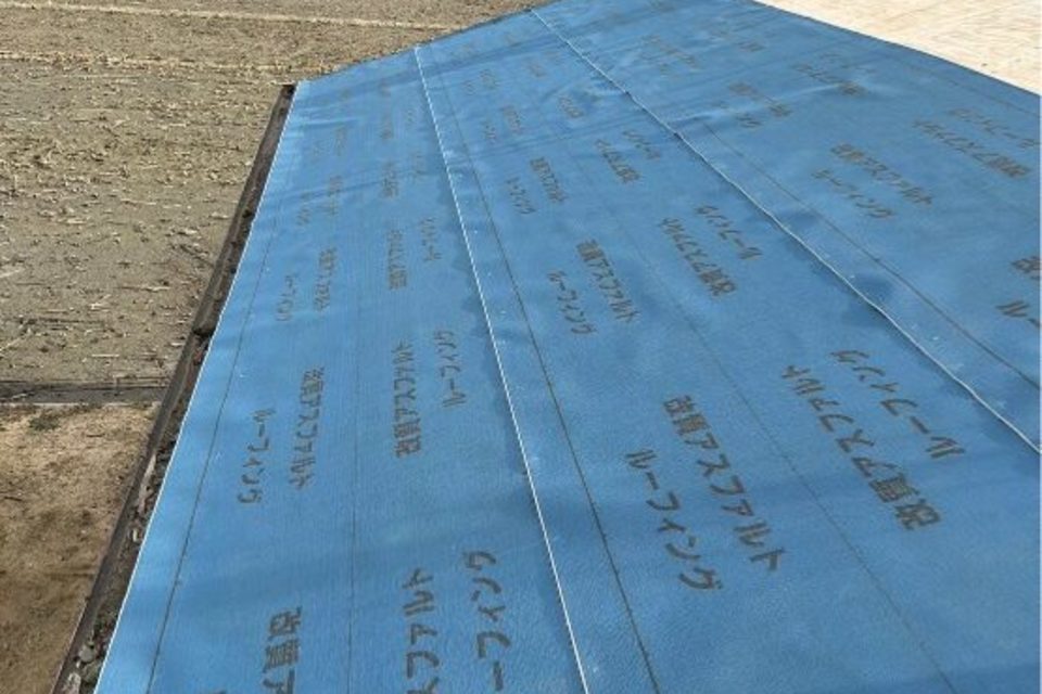 倉敷市連島町　Ｏ様貸家　屋根葺き替え工事の画像