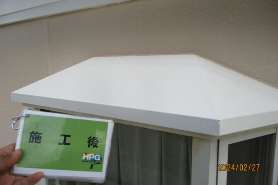 倉敷市東塚　アパートＳ様　屋根・外壁塗装工事の画像