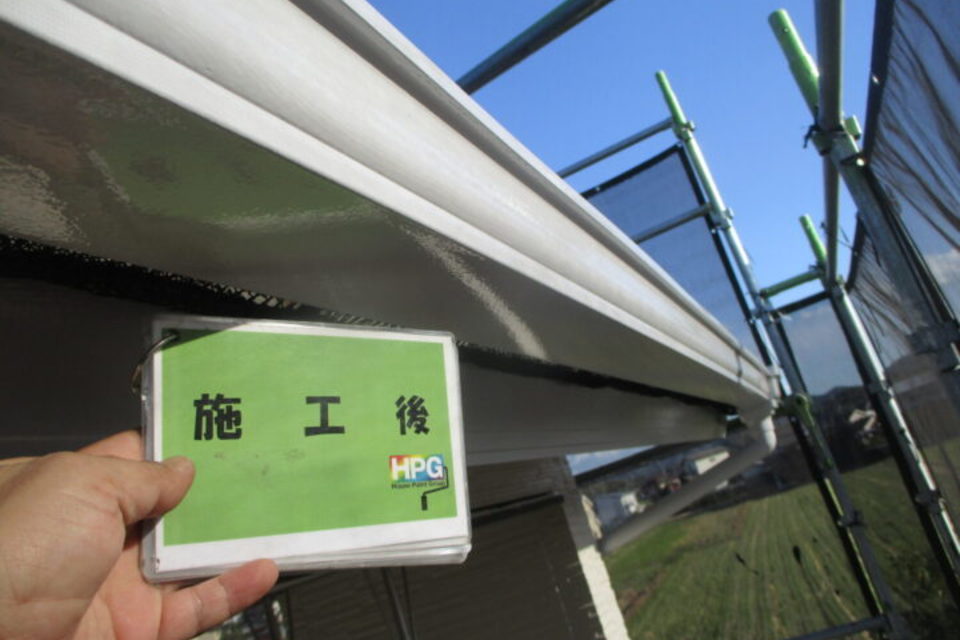 倉敷市粒浦　Ｈ様邸　外壁塗装工事の画像