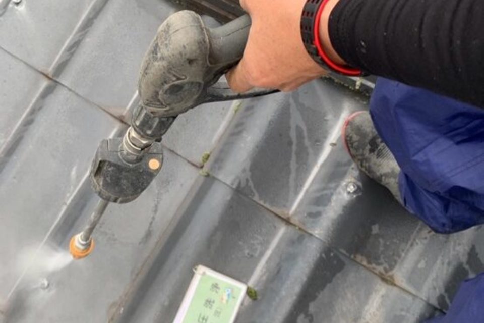 倉敷市真備町　K様邸　屋根塗装工事の画像