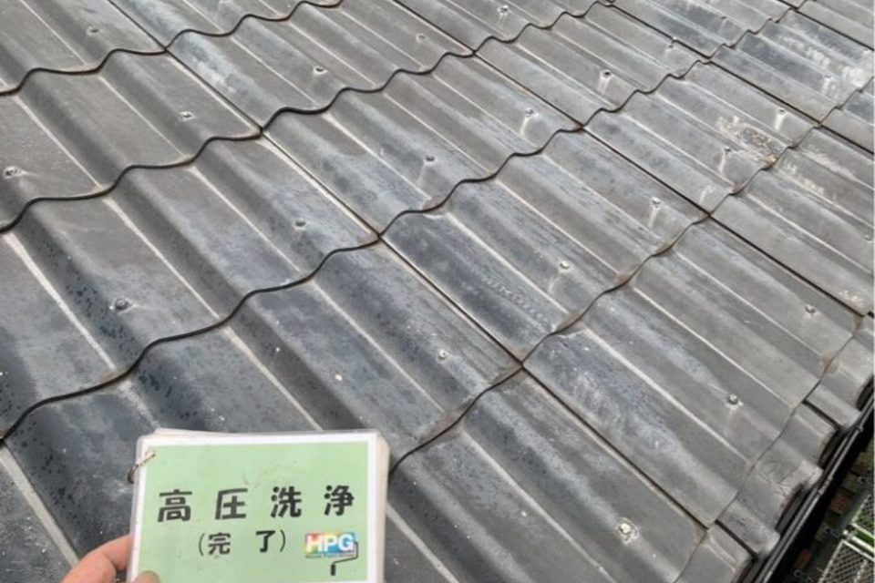 倉敷市真備町　K様邸　屋根塗装工事の画像