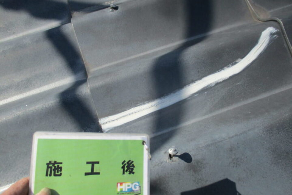 倉敷市真備町　K様邸　屋根塗装工事の画像