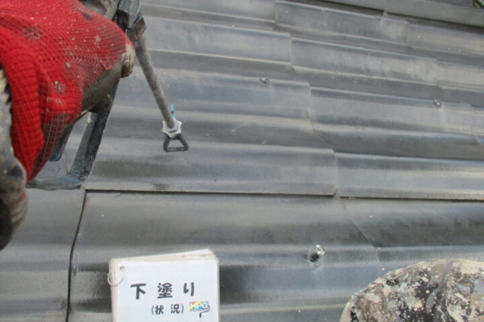 倉敷市真備町　K様邸　屋根塗装工事の画像