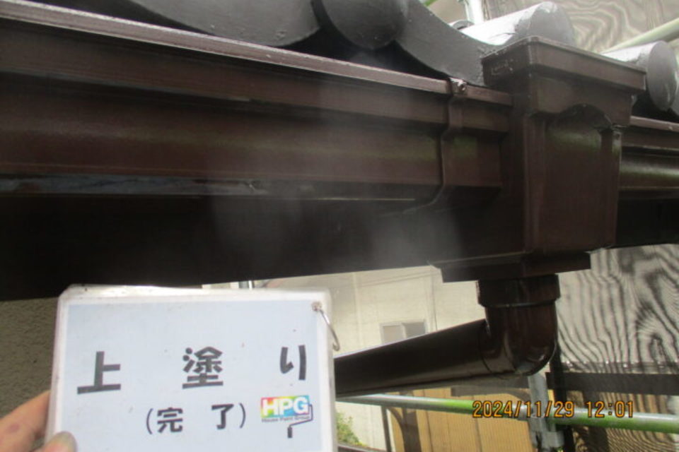 倉敷市真備町　K様邸　屋根塗装工事の画像