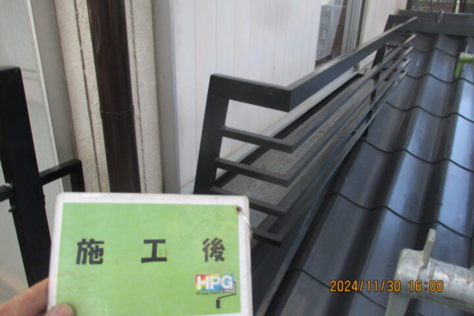 倉敷市真備町　K様邸　屋根塗装工事の画像