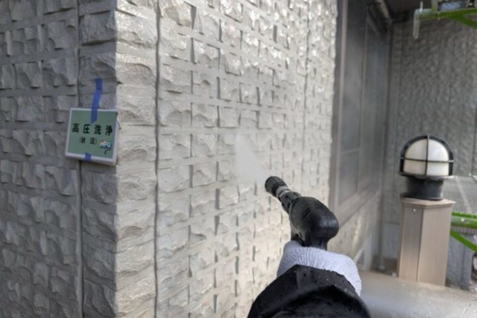 倉敷市西中新田　Ｗ様邸　外壁塗装工事の画像