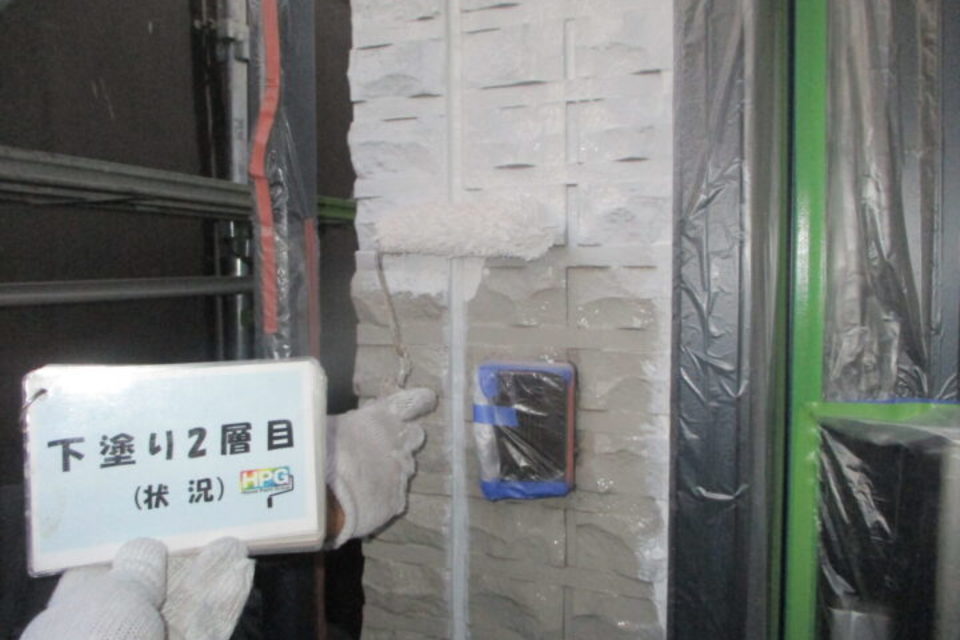 倉敷市西中新田　Ｗ様邸　外壁塗装工事の画像