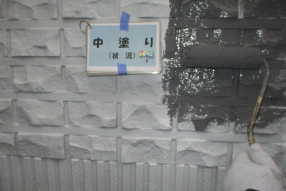 倉敷市西中新田　Ｗ様邸　外壁塗装工事の画像