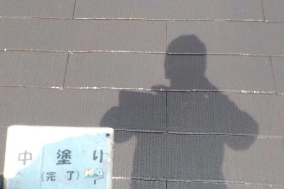 倉敷市児島　M様邸　屋根塗装工事の画像
