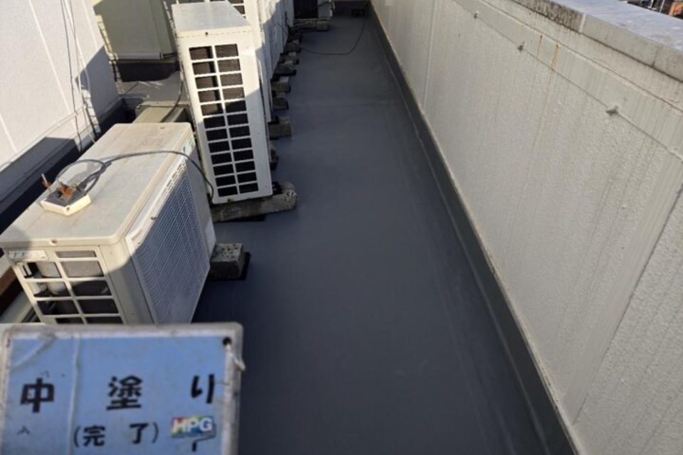 倉敷市　Y様ビル　屋上防水工事の画像