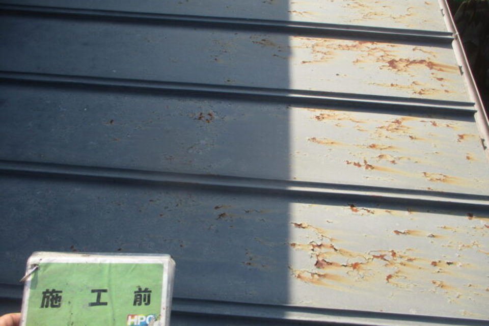 総社市清音　F様邸　屋根塗装工事の画像