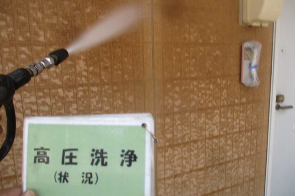 倉敷市　アパートA様　外壁塗装工事の画像