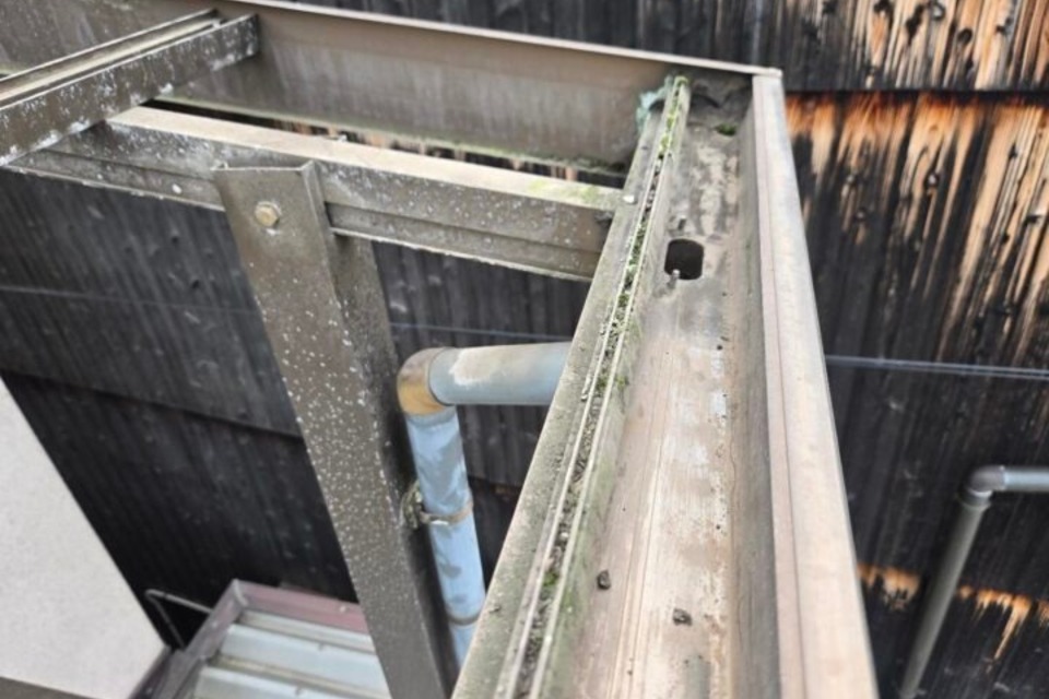倉敷市玉島　S様　波板撤去新設工事の画像