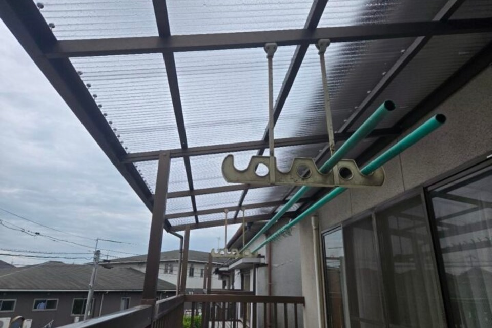 倉敷市玉島　S様　波板撤去新設工事の画像