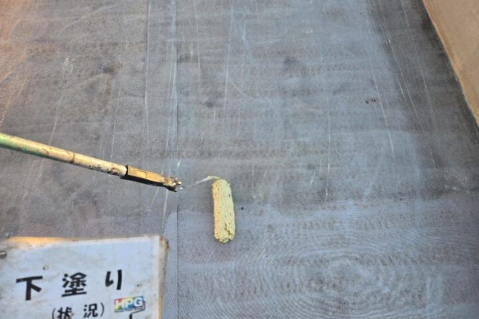 倉敷市中畝　アパートM様　屋根塗装・屋上防水工事の画像